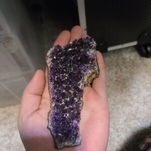Amethyst crystal cluster